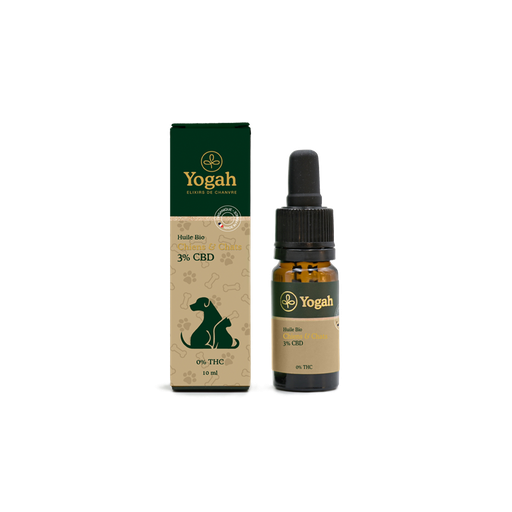 Yogah - Huile CBD 3% Animaux - 10ml