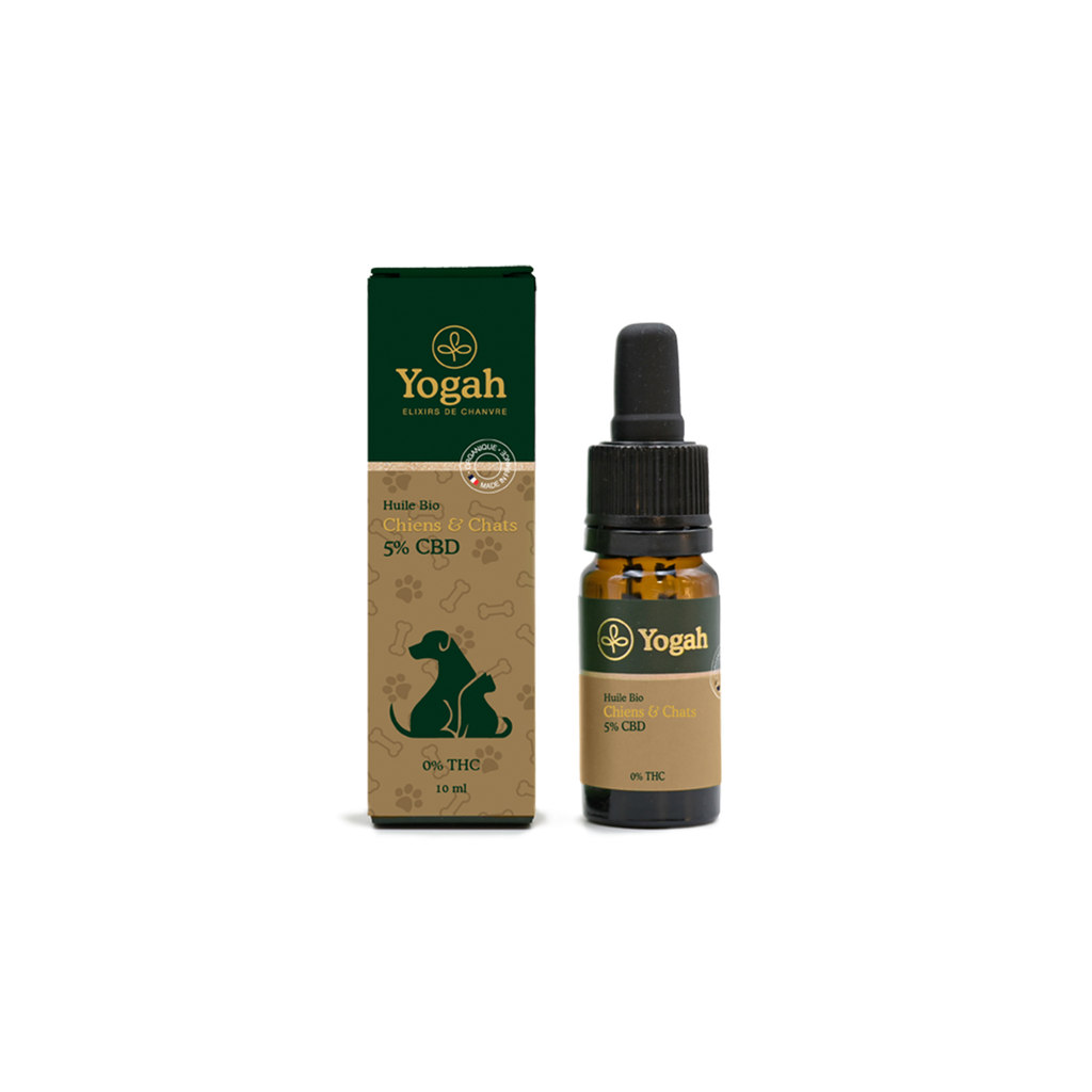 Yogah - Huile CBD 5% Animaux - 10ml