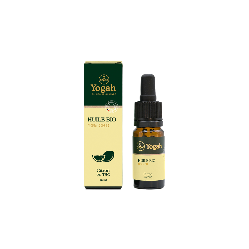 Yogah - Huile Bio 10% Broad Spectrum Citron - 10ml