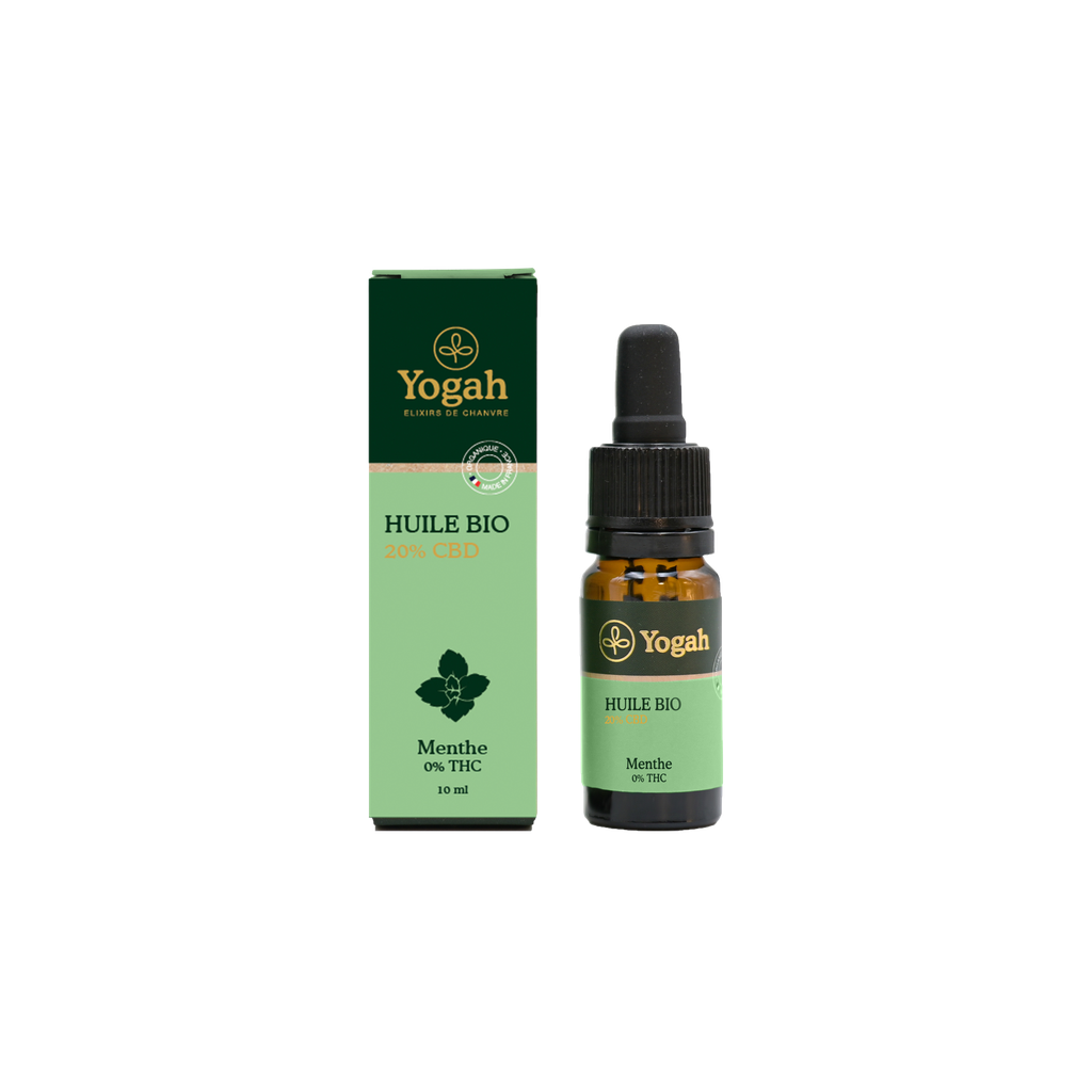 Yogah - Huile Bio 20% Broad Spectrum Menthe - 10ml