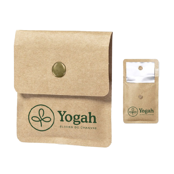 Yogah - Lot de 12 cendriers de poches Kraft